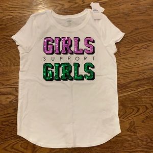 Girls Old Navy Flippy Sequins T-Shirt XXL(14) NWT